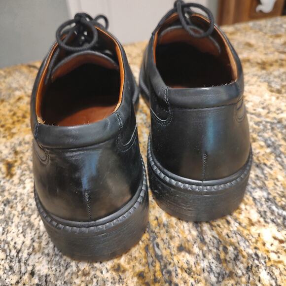 ECCO Black Leather Dress Shoes Comfort System Size 8.5 main image 5
